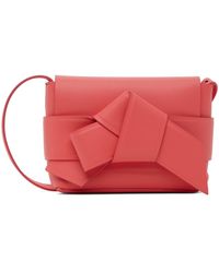 Acne Studios - Mini sac à bandoulière rose à nœud musubi - Lyst