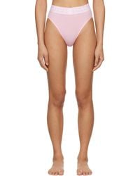 Versace - Cotton-Jersey High-Waist Briefs - Lyst