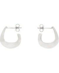 Lemaire - Curved Mini Drop Earrings - Lyst