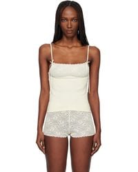 Fruity Booty - Off- Meringue Tank Top - Lyst