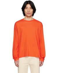 Sunnei - Reversible Long Sleeve T-shirt - Lyst
