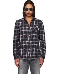 R13 - Shredded Seam Reversible Shirt - Lyst