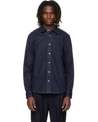 BOSS - Regular-Fit Stretch Denim Shirt - Lyst