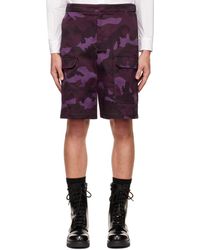 Valentino - Camouflage Shorts - Lyst