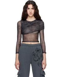 Collina Strada - Wrapped Cardio Crew T-Shirt - Lyst