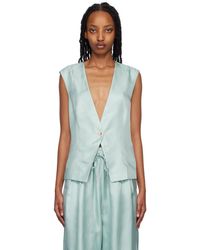 SILK LAUNDRY - Slouch Vest - Lyst