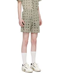 RAINMAKER KYOTO Triple Cloth Hakama Shorts in Blue for Men | Lyst UK