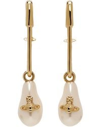 Vivienne Westwood - Gold Yael Earrings - Lyst