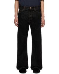 Marni - Black Flocked Denim Jeans - Lyst