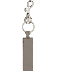 A.P.C. - . Gray Embossed Keychain - Lyst