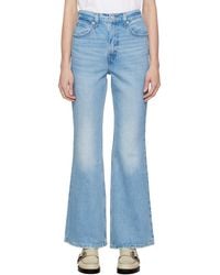 Levi's - Blue 70's High Flare Jeans - Lyst
