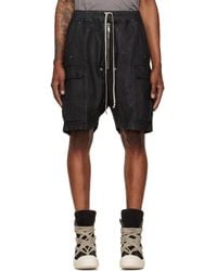 Rick Owens - Tower Cargobela Denim Shorts - Lyst
