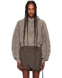 OTTOLINGER - Taupe Multiline Hoodie - Lyst