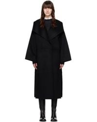 【関税込み】KHAITE ブラック Roth コート KHAITE ROTH コート - Black | FWRD