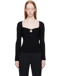 Stella McCartney - Black V-neck Sweater - Lyst