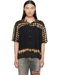 Amiri - Khaki Ma Patch Tie Dye Knit Shirt - Lyst