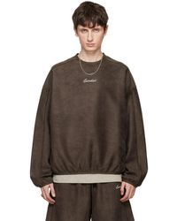 Fear Of God - Signature Modern Crewneck Faux-Suede Sweatshirt - Lyst