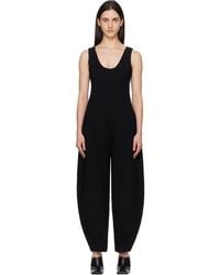 Alaïa - Round Crepe Wool Jumpsuit - Lyst