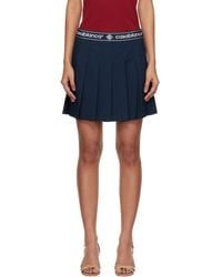 CASABLANCA - Pleated Miniskirt - Lyst