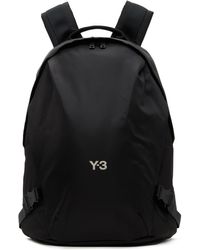Y-3 - Sac À Dos Noir En Nylon - Lyst