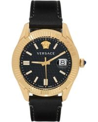 Versace - & Gold Greca Time Watch - Lyst
