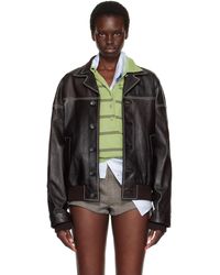 Wales Bonner - Time Leather Jacket - Lyst