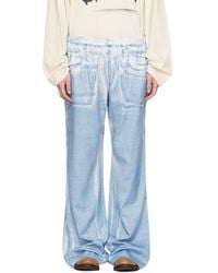 Acne Studios - Casual Printed Trousers - Lyst