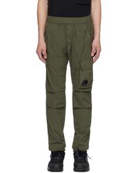 C.P. Company - C.p. Company Green Garment-dyed Cargo Pants - Lyst