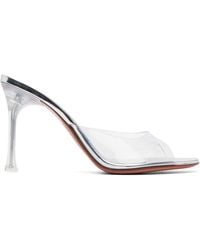 AMINA MUADDI - Alexa Glass Slipper 95 Heeled Sandals - Lyst