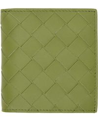 Bottega Veneta - Intrecciato Slim Bi-Fold Wallet - Lyst