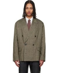 Our Legacy - Khaki Halt Blazer - Lyst