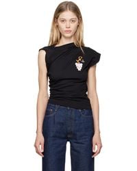 Vivienne Westwood - T-shirt hebo noir à image à logo - Lyst