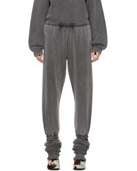Acne Studios - Gray Cropped Lounge Pants - Lyst