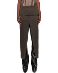 Rick Owens - Temple Sliced Midi Skirt - Lyst