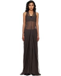 Rick Owens - Concordians Sl Dustulator Maxi Dress - Lyst