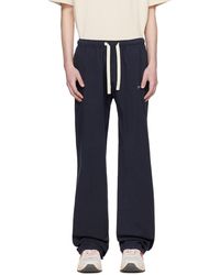 Palm Angels - Navy Embroidered Sweatpants - Lyst