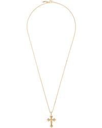 Emanuele Bicocchi - Small Avelli Cross Necklace - Lyst