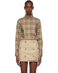 Burberry Shirts for Women | Online Sale up to 86% off | Lyst