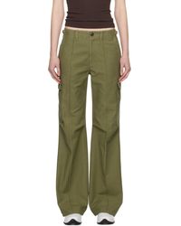 RE/DONE - Green Military Trousers - Lyst