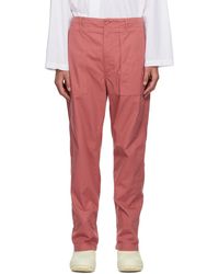 Engineered Garments - Pink Fatigue Trousers - Lyst