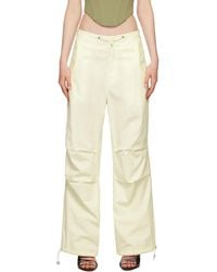Dion Lee - Off-white toggle Parachute Trousers - Lyst