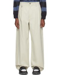 Eytys - Off-white Scout Trousers - Lyst