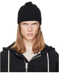 Rick Owens - Tower Ribbed Beanie - Lyst