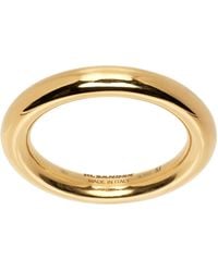 Jil Sander - Gold Classic Ring - Lyst