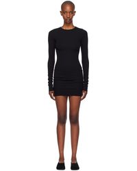 ÉTERNE - Long Sleeve Crewneck Minidress - Lyst
