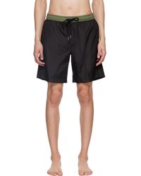 Moncler - 'Slow Living And Good Vibes' Swim Shorts - Lyst
