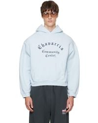Willy Chavarria - 'Chavarria Community Center' Shrunken Po Hoodie - Lyst