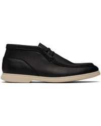 BOSS - Tumbled Leather Desert Boots - Lyst