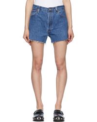 RE/DONE - 90S Low Slung Shorts - Lyst