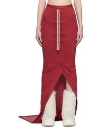 Rick Owens - Moncler + Adjustable Maxi Skirt - Lyst